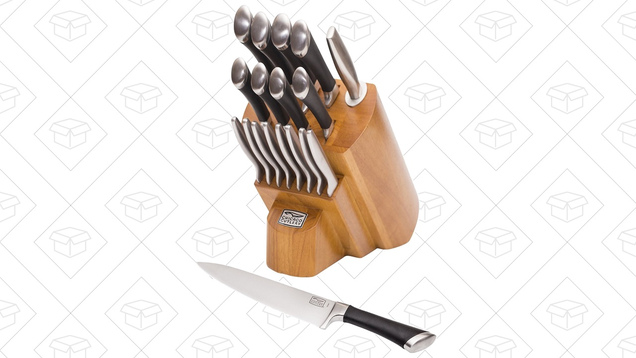 Chicago Cutlery Fusion 18-piece Knife Block | $76 | Amazon